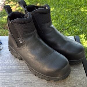 5.11 tactical steal toe EMS slip on boots